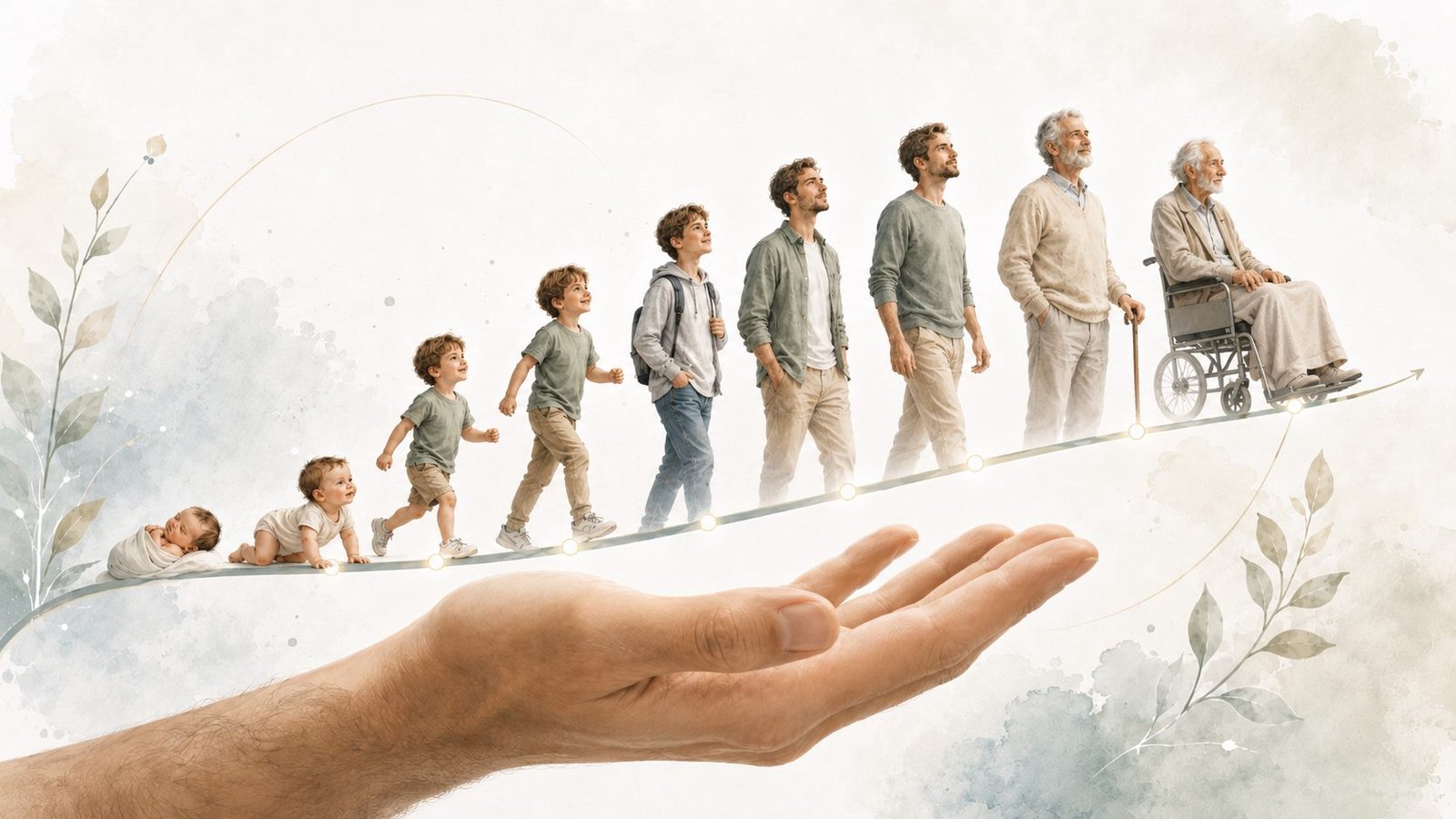 Illustration de l'accompagnement ostéopathique à chaque âge de la vie